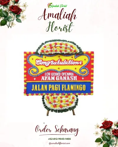 Bunga Papan Congratulation di Airlangga